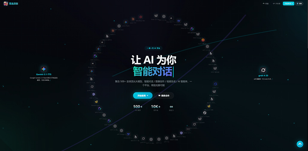 菁选灵创AIGC平台工作流